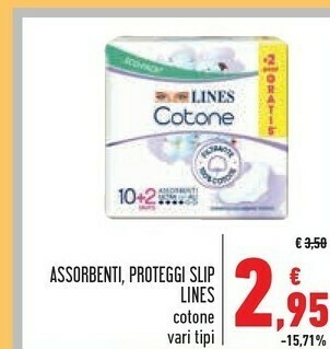 Conad Lines Assorbenti lines offerta