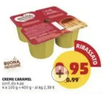 PENNY CREME CARAMEL conf. da 4 pz 4 x 100 g + 400 g offerta