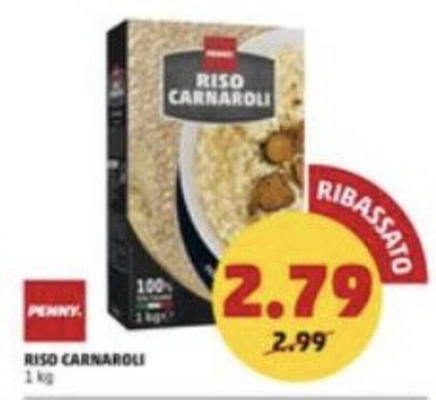 RISO CARNAROLI 1kg offerta di PENNY