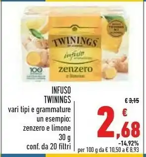 Conad Twinings Tisane offerta
