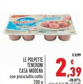 Conad Casa Modena Polpette offerta