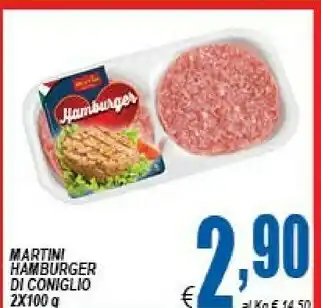 DEM Martini Hamburger offerta