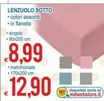 MD Discount Lenzuolo Sotto offerta