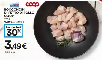 Coop BOCCONCINI DI PETTO DI POLLO COOP offerta