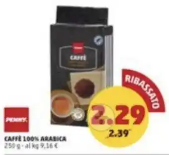 PENNY CAFFÈ 100% ARABICA 250 g offerta