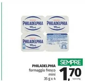 Pam Philadelphia Formaggio Fresco Mini offerta