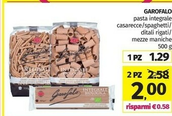 Pam Garofalo Pasta di semola offerta