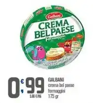 Ottimo Market GALBANI crema bel paese formaggini offerta