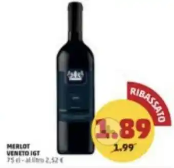 PENNY MERLOT VENETO IGT 75 d offerta