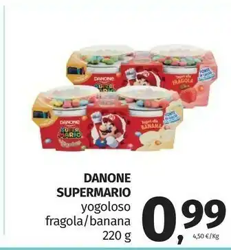 Pam Danone Danone - Super Mario Yogoloso 220 g(ml) offerta