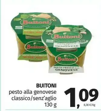 Pam Buitoni Pesto offerta