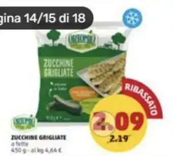 PENNY ZUCCHINE GRIGLIATE a fette 450 g offerta