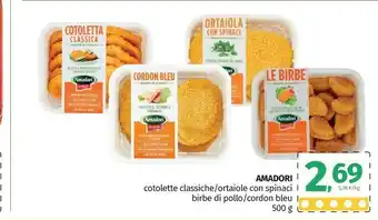 Pam Amadori Amadori - Ortaiola con Spinaci Cotoletta Saporita con Spinaci offerta