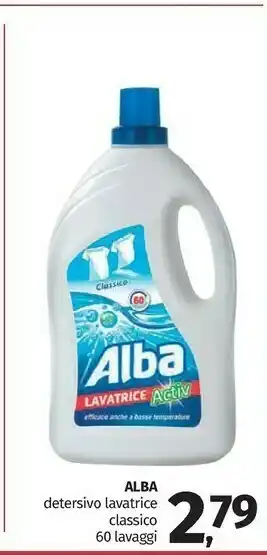 Pam Alba Detersivo Lavatrice Classico 60 Lavaggi offerta