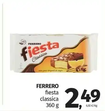 Pam Ferrero Fiesta Classica offerta