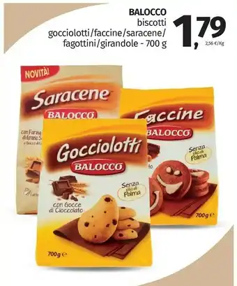 Pam Balocco Gocciolotti Con Gocce Di Cioccolato Senza Olio Di Palma 700 G(ml) offerta