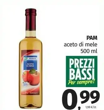 Pam Pam & Panorama - Aceto di Mele 500 g(ml) offerta