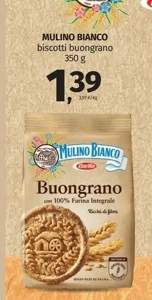Pam Mulino Bianco Biscotti Buongrano offerta