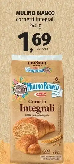Pam Mulino Bianco Cornetti Integrali 240 G(ml) offerta