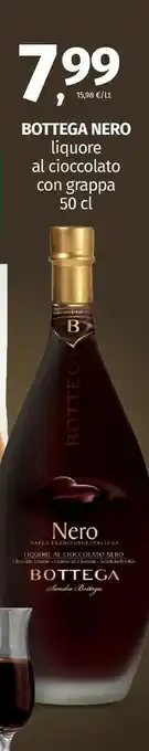 Pam Bottega Nero Liquore Al Cioccolato Con Grappa offerta