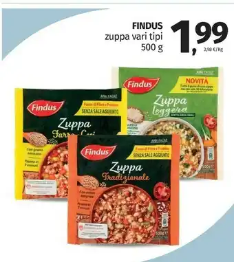 Pam Findus Zuppa Leggera 500 G(ml) offerta