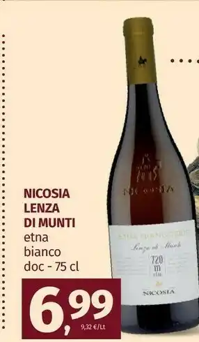 Pam Nicosia Etna Bianco Doc 75 Cl offerta