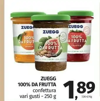 Pam Zuegg 100% Da Frutta Confettura offerta