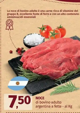 Pam Noce Di Bovino Adulto Argentina A Fette offerta