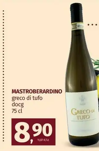 Pam Mastroberardino Greco Di Tufo Docg 75 Cl offerta