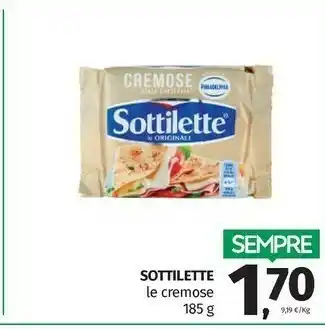 Mondelez - Sottilette Le Cremose 185 g(ml)