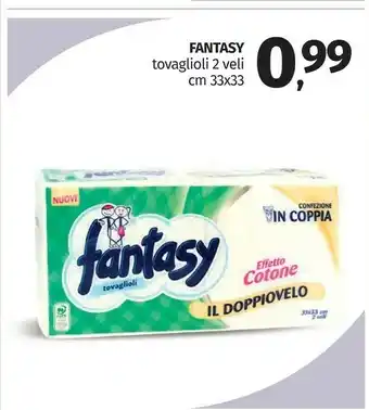 Pam Fantasy Tovaglioli 2 Veli offerta