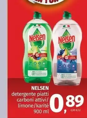 Pam Nelsen Detergente Piatti Carboni Attivi offerta