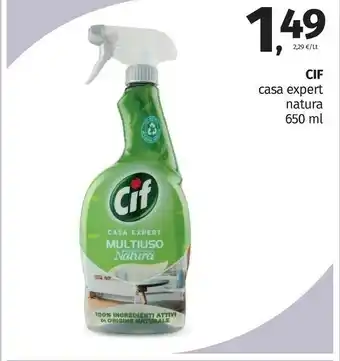 Pam Cif Casa Expert Natura offerta