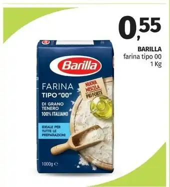 Pam Barilla Farina Di Grano Tenero Tipo 00 1000 G(ml) offerta