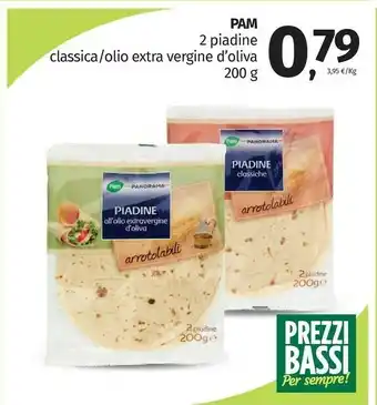 Pam Pam Panorama - Piadine Classiche 200 G(ml) offerta