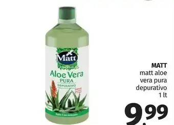 Pam Matt Aloe Vera Pura Depurativo offerta