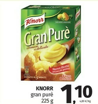 Pam Knorr Gran Purè 225 G(ml) offerta