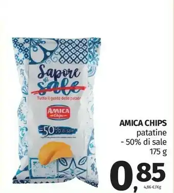 Pam Amica chips Patatine - 50% Di Sale offerta