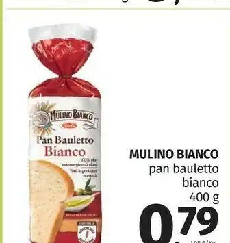 Pam Mulino Bianco Pan Bauletto Bianco 400 G(ml) offerta
