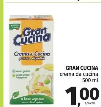 Pam Gran cucina Crema Di Cucina 500 Ml offerta