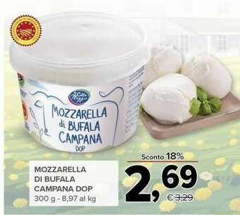 Todis Mozzarella di bufala offerta