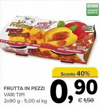 Le fruttine Snack Di Frutta In Pezzi