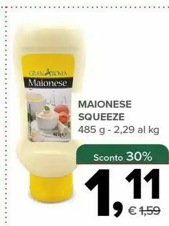 Todis Maionese Squeeze offerta