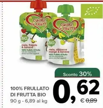 Todis 100% Frullato Di Frutta Bio offerta