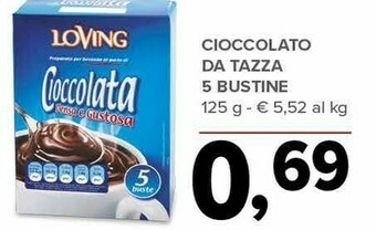 Loving Cioccolato Da Tazza 5 Bustine