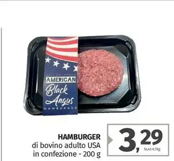 Pam Hamburger Di Bovino Adulto Usa offerta