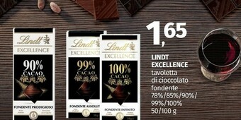 Pam Lindt Excellence Tavoletta Di Cioccolato offerta