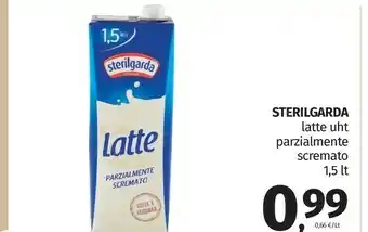 Pam Sterilgarda Latte Parzialmente Scremato UHT 1500 G(ml) offerta