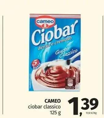 Pam Cameo Ciobar Gusto Classico 125 G(ml) offerta