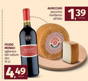Pam Auricchio Pecorino Moliterno offerta